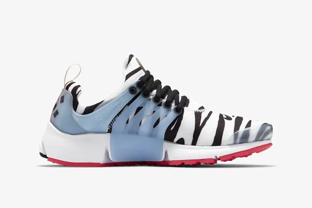 nike presto zebra